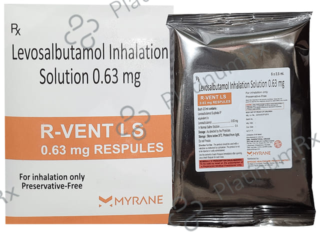 R Vent LS 0.63mg Respules 6X2.5ml