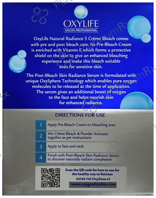 Dabur Oxylife Salon Professional Creme Bleach with Natural Radiance