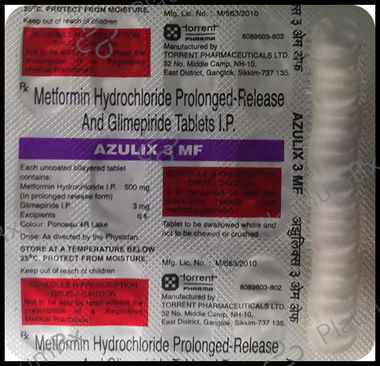 Azulix 3 MF 3/500mg Tablet PR 15s