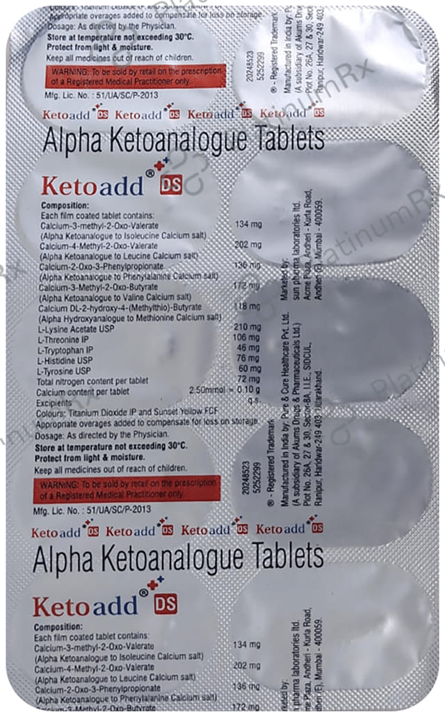 Ketoadd DS Tablet 10s