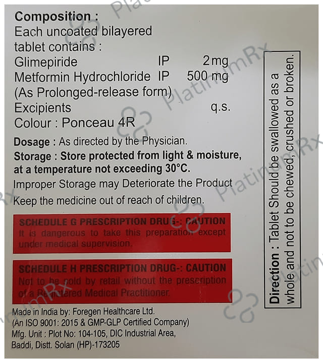 Nunchiglim-M 2 Tablet PR
