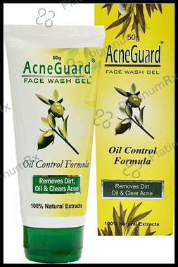 Acneguard Face Wash Gel Clears Acne, Pimples, Clogged Pores 50gm