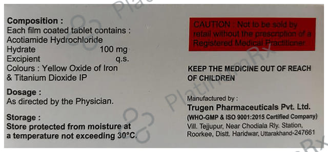 Acoride 100mg Tablet 10s