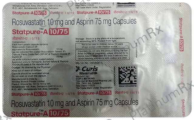 Statpure A 10/75mg Capsule 10s