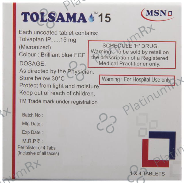 Tolsama 15mg Tablet 4s