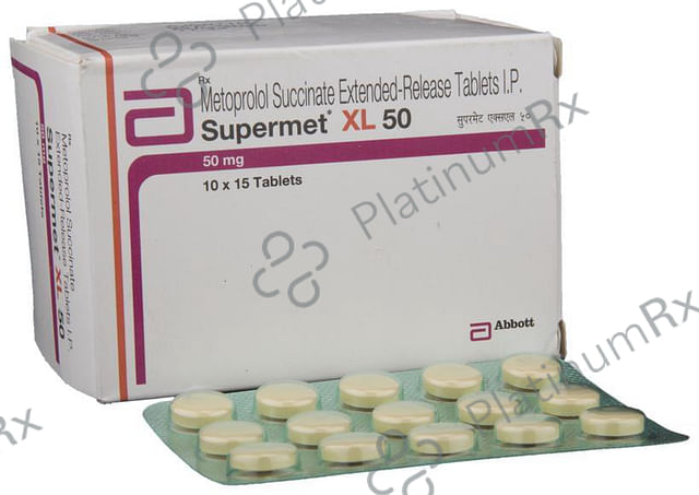 Supermet XL 50mg Tablet 15s