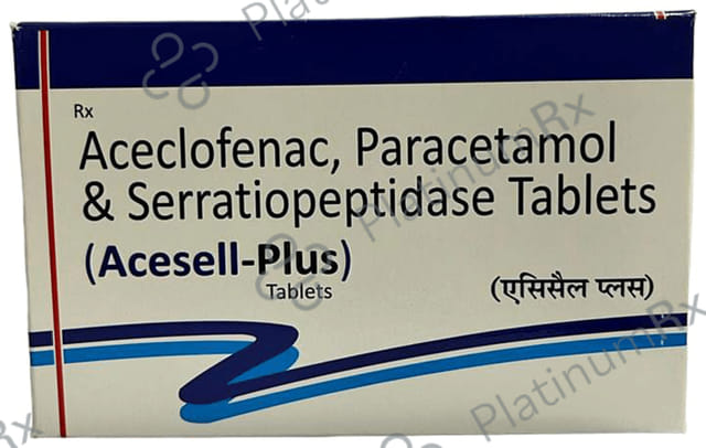 Acesell Plus 100/325/15mg Tablet 10s