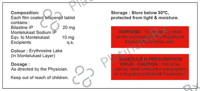 Histabil M 20/10mg Tablet 10s