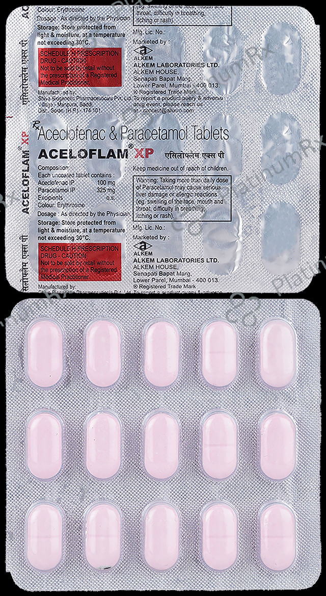 Aceloflam XP 100/325mg Tablet 15s