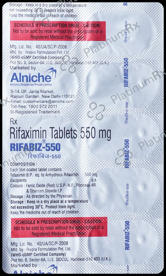 Rifabiz 550 Tablet 10s