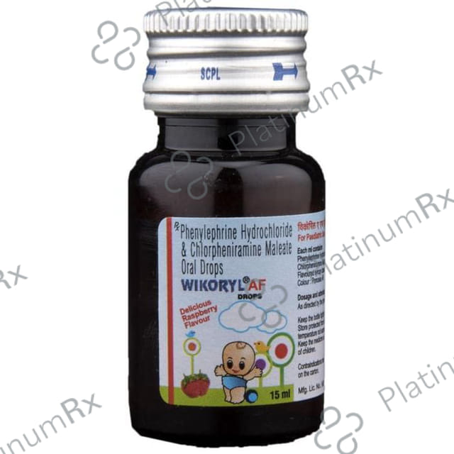 Wikoryl AF 2/5mg Drops 15ml