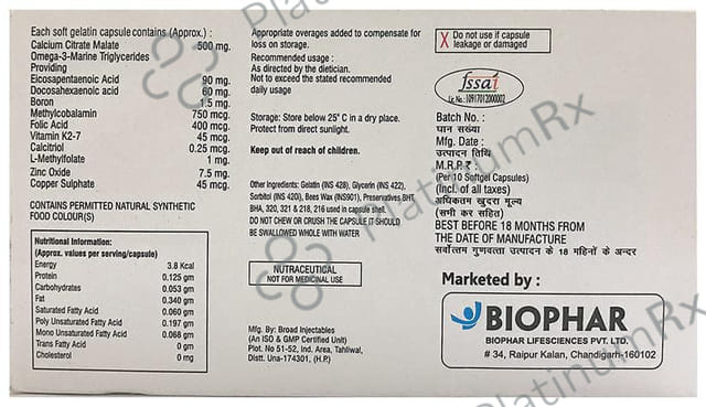 Calrado -Plus Soft Gelatin Capsule