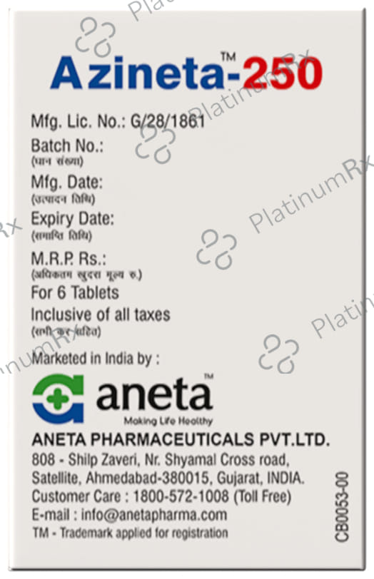 Azineta 250 Tablet