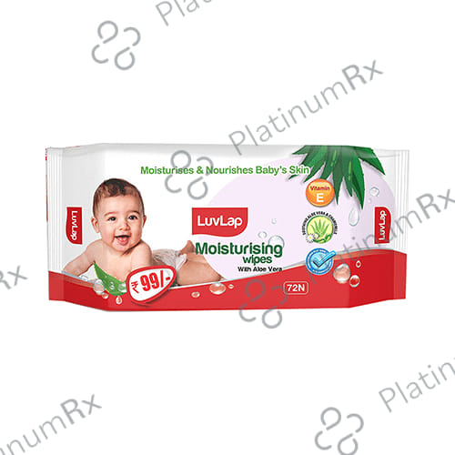LuvLap Moisturising with Aloe Vera Baby Wipes