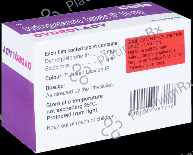 Dydrolady 10mg Tablet 10s