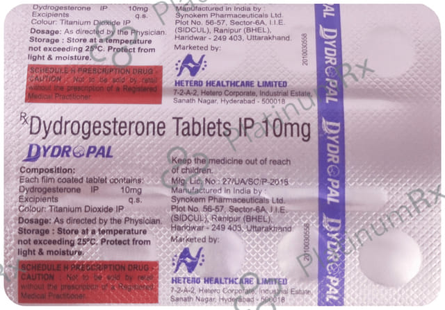 Dydropal 10mg Tablet 10s