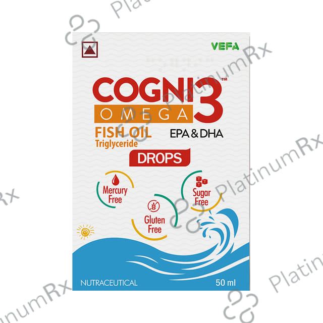 Cogni 3 Omega Fish Oil Drops 50ml