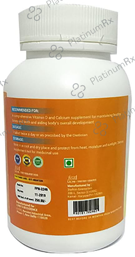 LDD Bioscience Vitamin D Cal Alfa+ - Multivitamin & Multimineral for Healthy Bones & Teeth - Tablet 60 Tablet