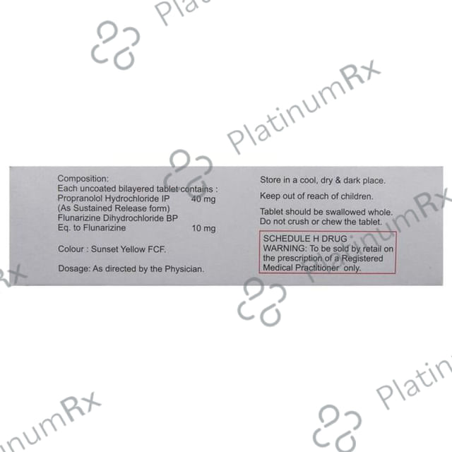 Migrabeta Plus 10/40mg Tablet 10s