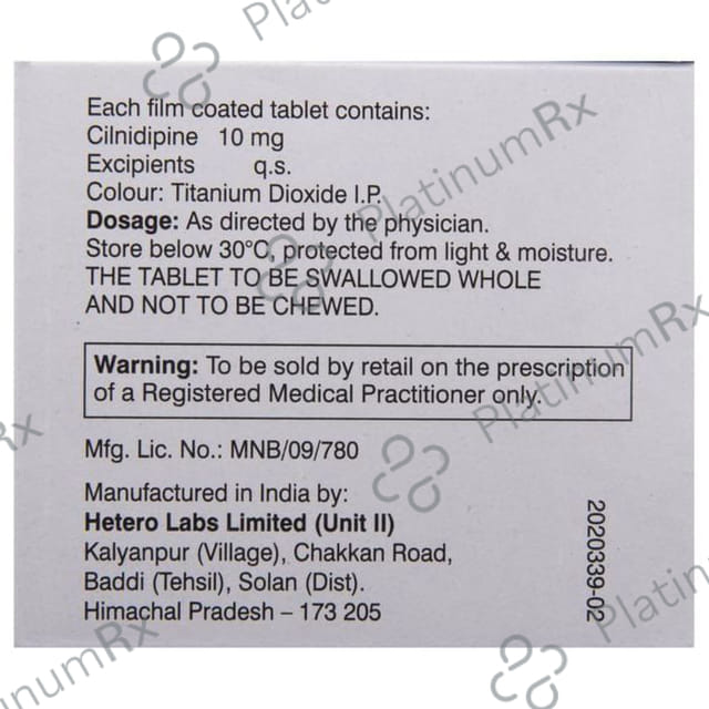 Rancil 10mg Tablet 10s