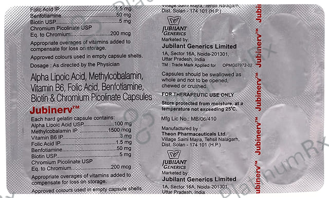 Jubinerv Capsule 10s