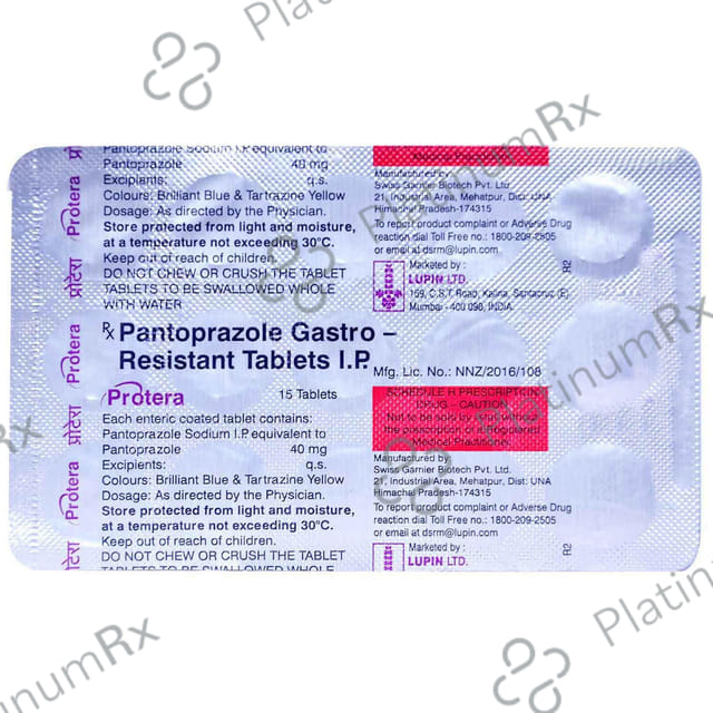 Protera 20mg Tablet 15s