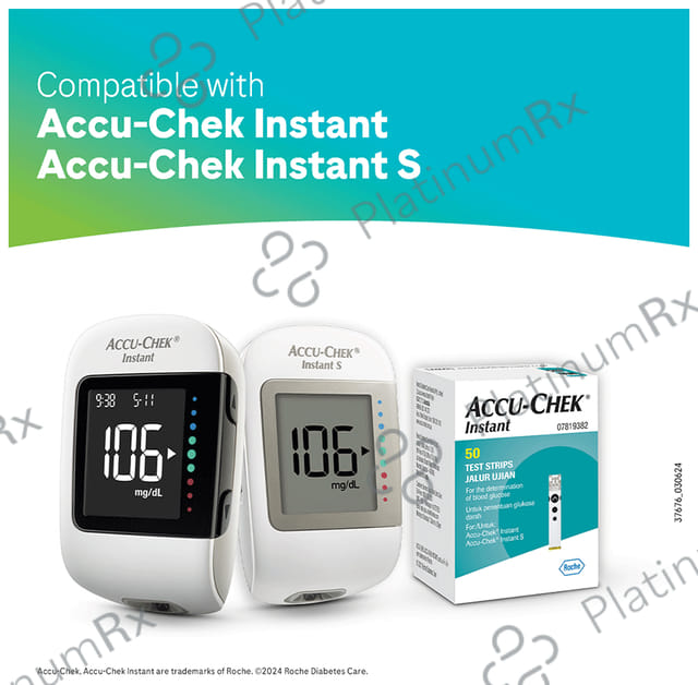 Accu Chek Instant Test Strip (Only Strip) 50s