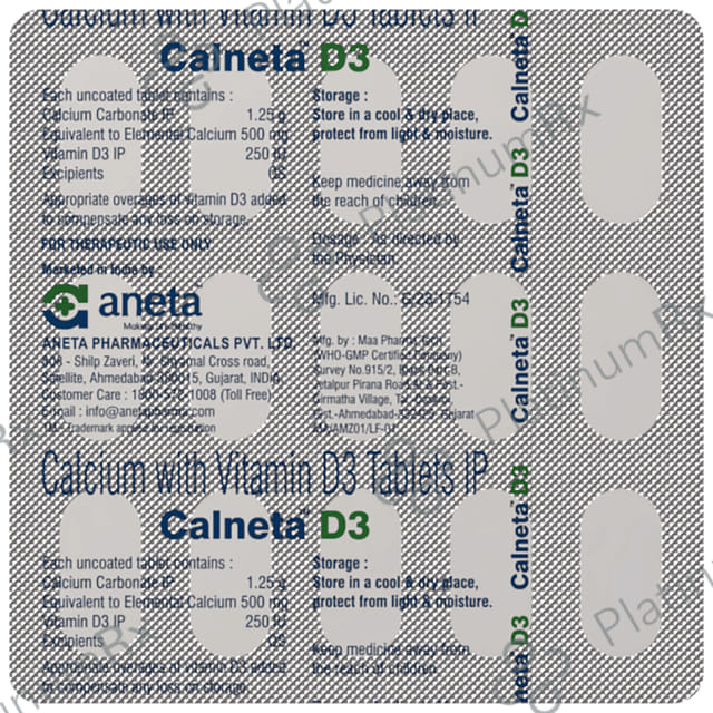 Calneta D3 Tablet 15s