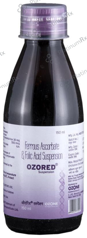 Ozored 30mg/550mcg Suspension 150ml