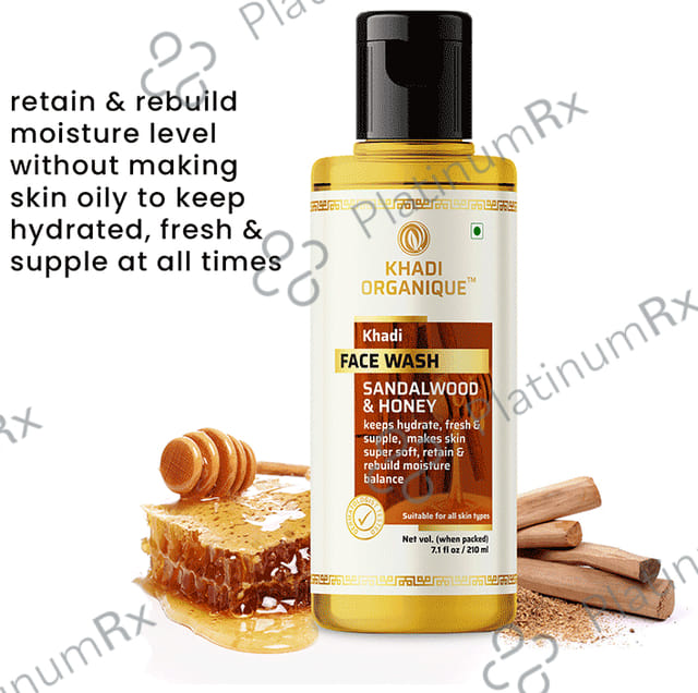 Khadi Organique Face Wash Sandalwood & Honey