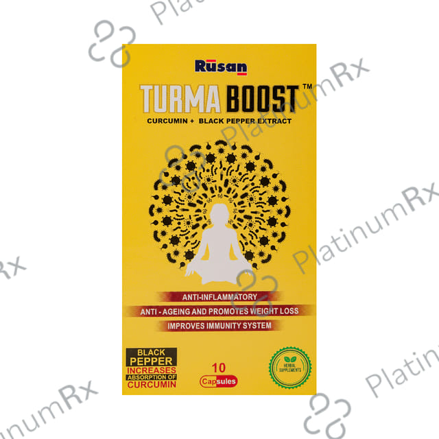 TurmaBoost Curcumin + Black Pepper Extract Capsule