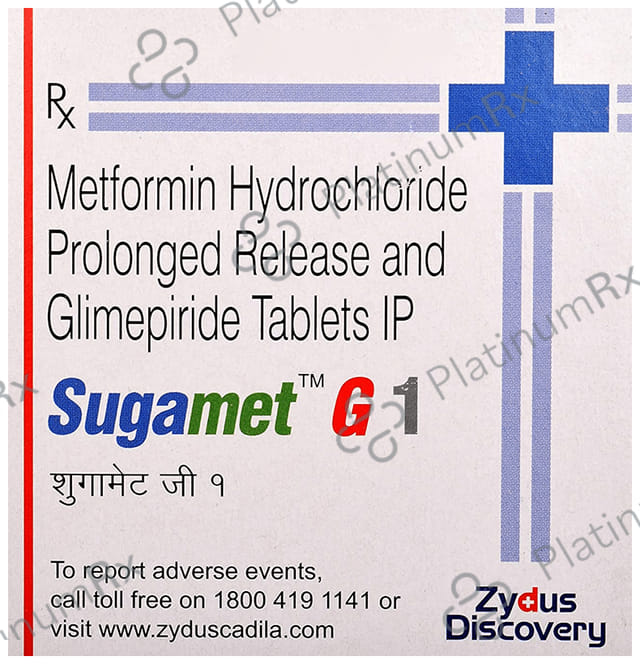 Sugamet G 1/500mg Tablet PR 10s