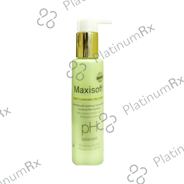 Maxisoft Deep Cleansing Face Wash (100 ml Each) 1 Bottle