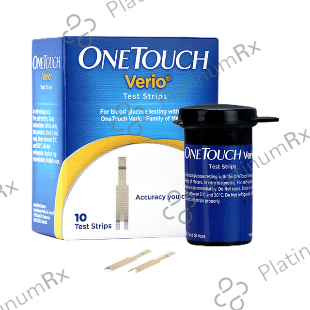 OneTouch Verio Test Strip Test 10s