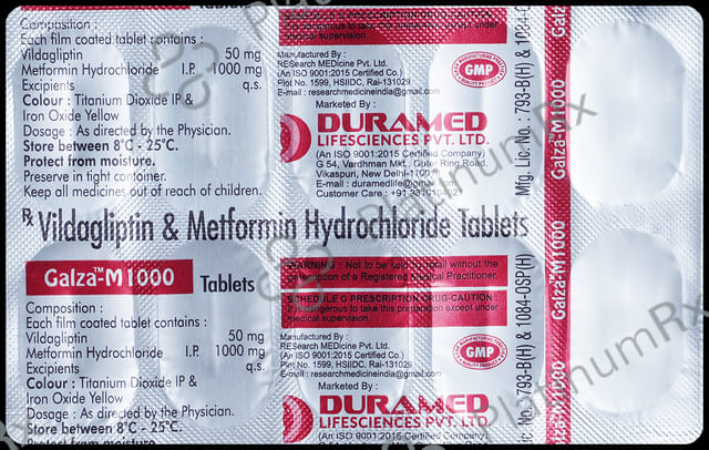 Galza-M 1000 Tablet 10 Tablet