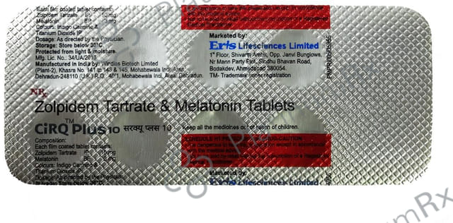 Cirq Plus 3mg/10mg Tablet