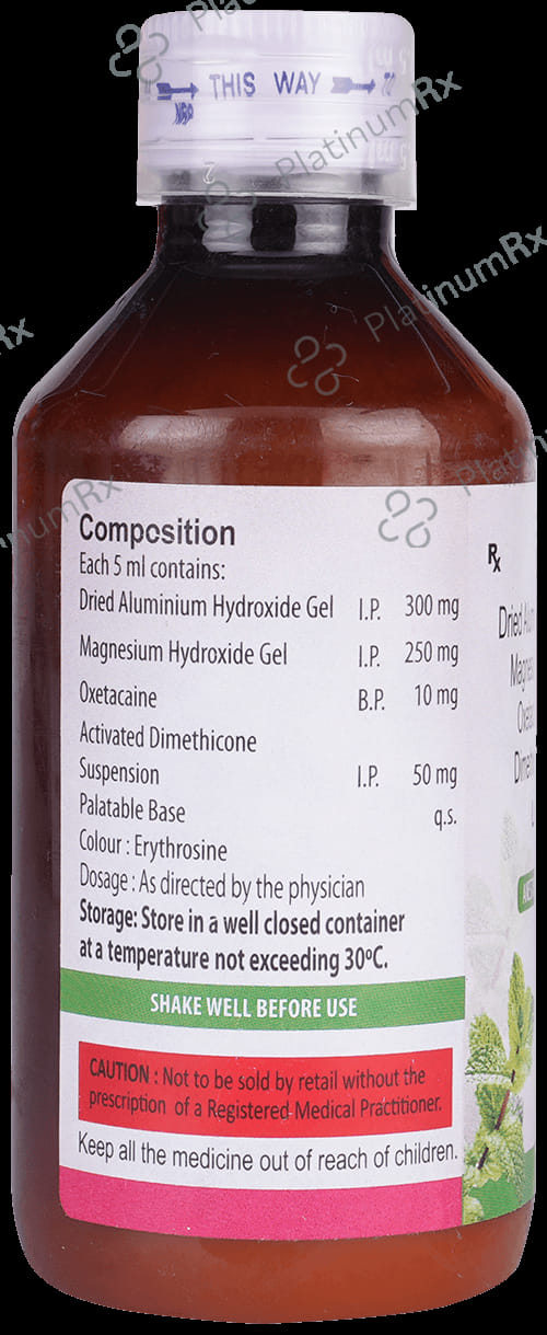 Lokcid O Gel Mint Sugar Free 170ml