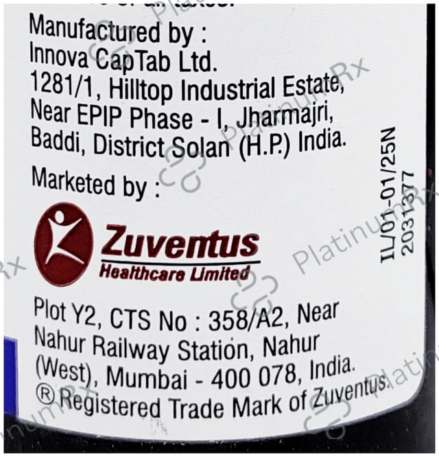 Soventus LS JR 10/25/0.5mg Syrup 60ml