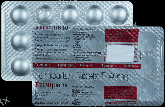 Telmijub 40mg Tablet 15s
