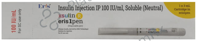 Xsulin R (100IU/ml) (1X3ml Disposable Pen / Espipen)
