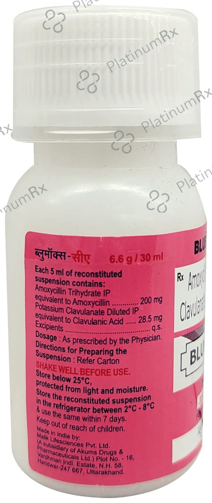 Blumox CA 228.5mg Dry Syrup 30ml