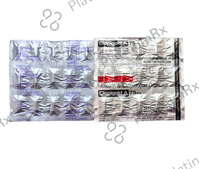 Clopigold A 75/75mg Capsule 15s