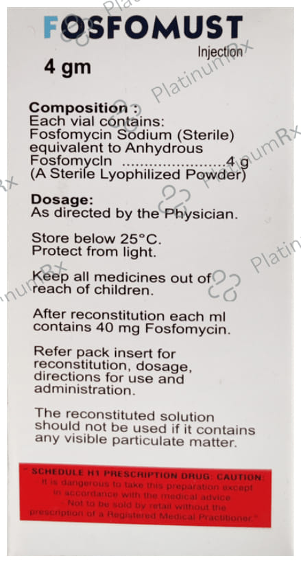 Fosfomust Injection