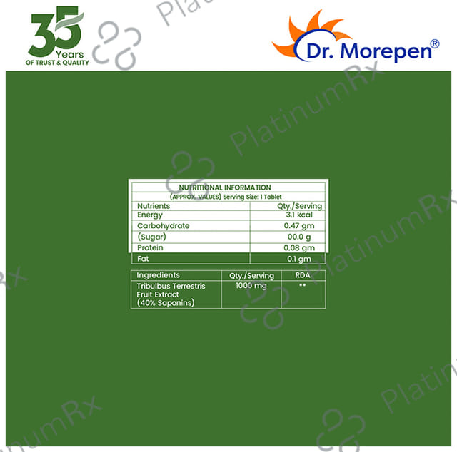 Dr. Morepen Gokshura 1000mg Tablet