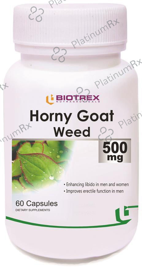 Biotrex Horny Goat Weed 500mg Capsule