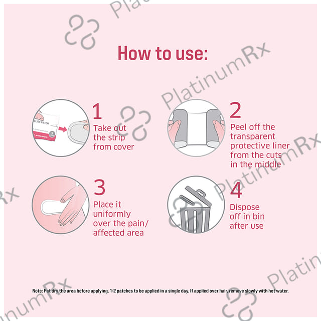 Sirona Feminine Pain Relief Patch