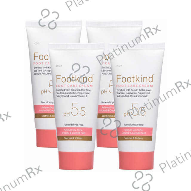 Footkind pH Balanced Foot Care Cream (60gm Each) 4 Tube