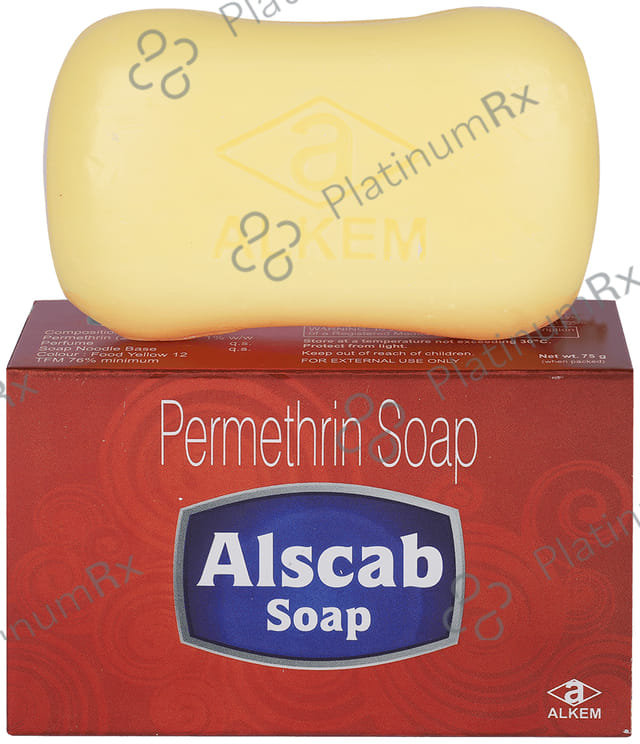 Alscab 1% Soap 75gm