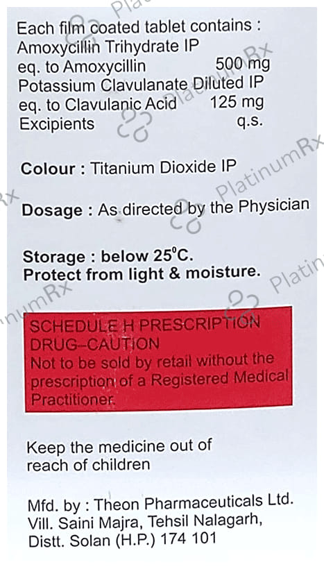 Moxiron CV 625 Tablet