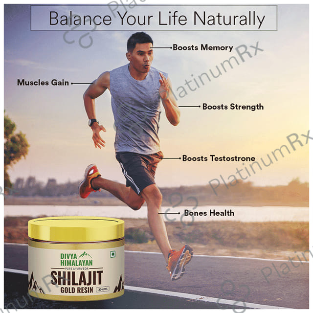 Divya Himalayan Shilajit Gold Resin 20gm
